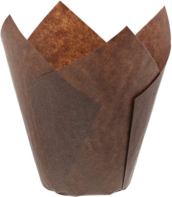 Brown Folded Cups 175x60mm (200) image 0